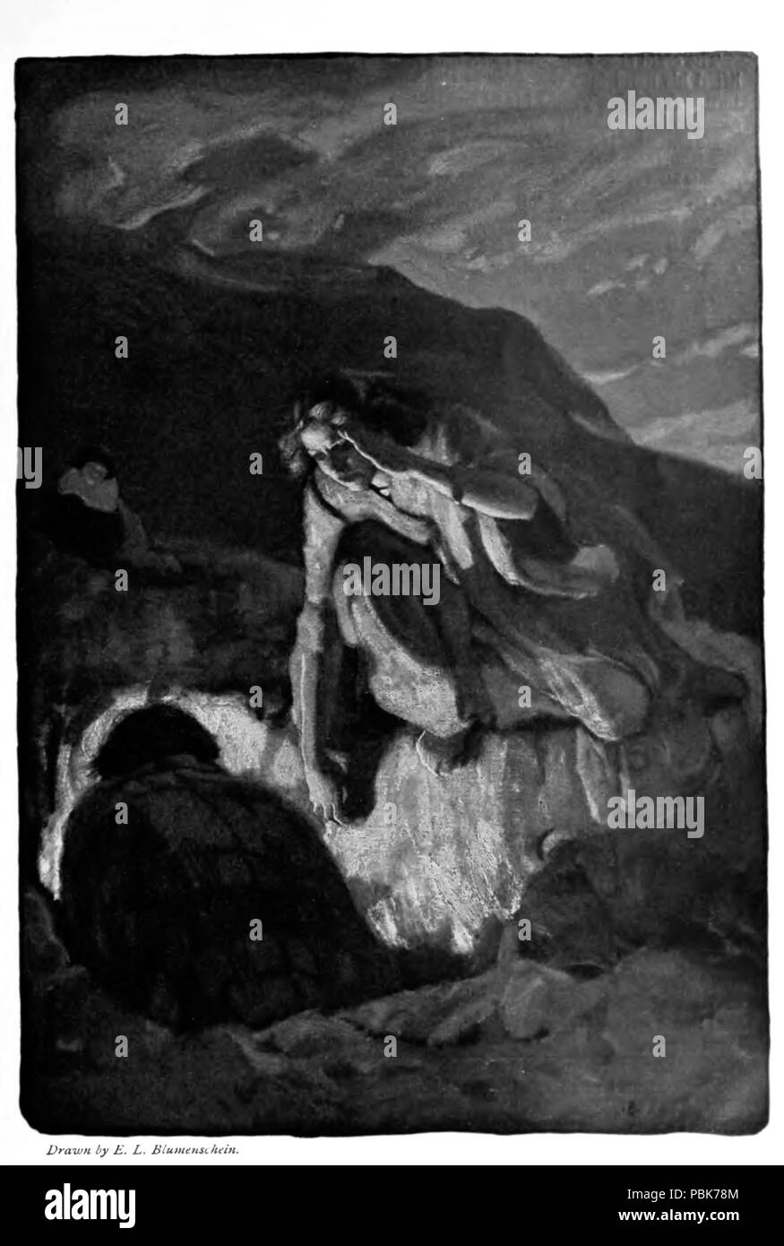 1150 P215, Scribner's Magazine 1915--À la fin de l'arc en ciel Banque D'Images