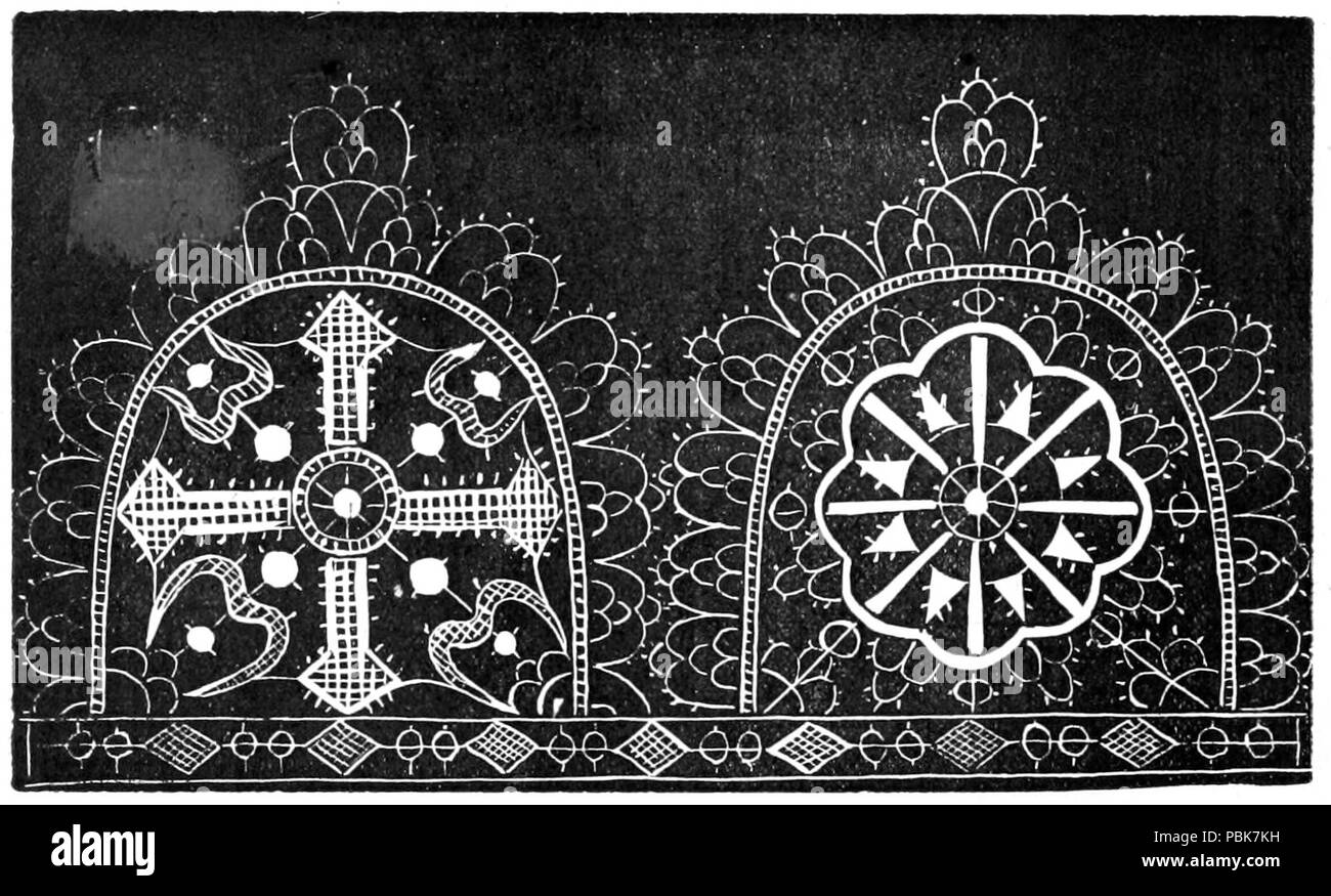 762 Histoire de la Dentelle - Figure 002 Banque D'Images