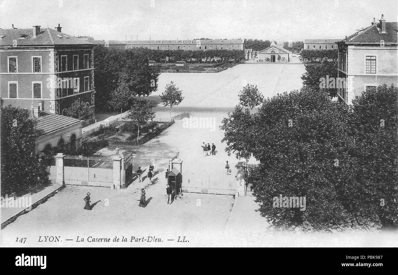 975 Lyon La Caserne de la Part-Dieu Banque D'Images