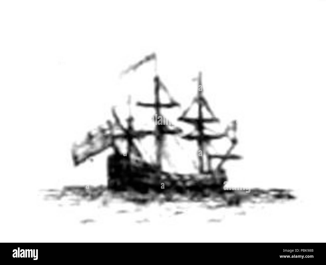 1695 La Marine royale, une histoire à partir de la première fois de présenter le Volume 1 - Chapitre 3 -Ship Banque D'Images