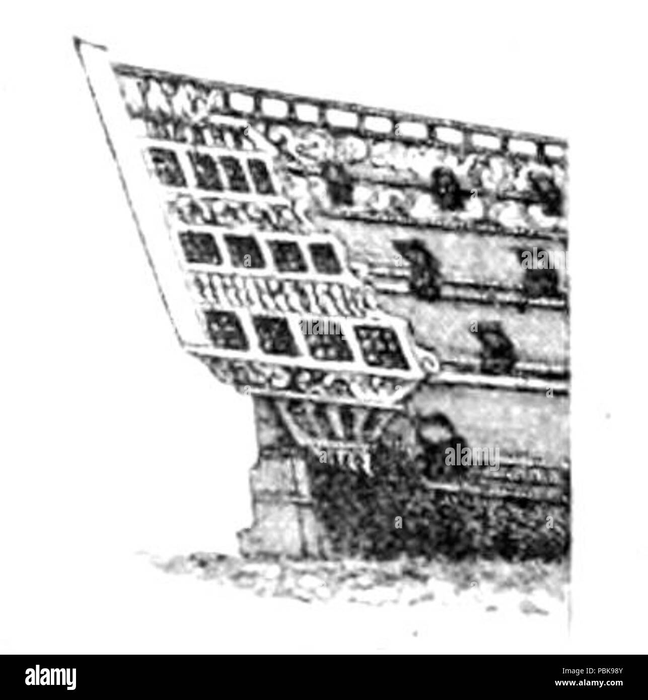 1695 La Marine royale, une histoire à partir de la première fois de présenter le Volume 1 - Chapitre 3 -Ship2 Banque D'Images