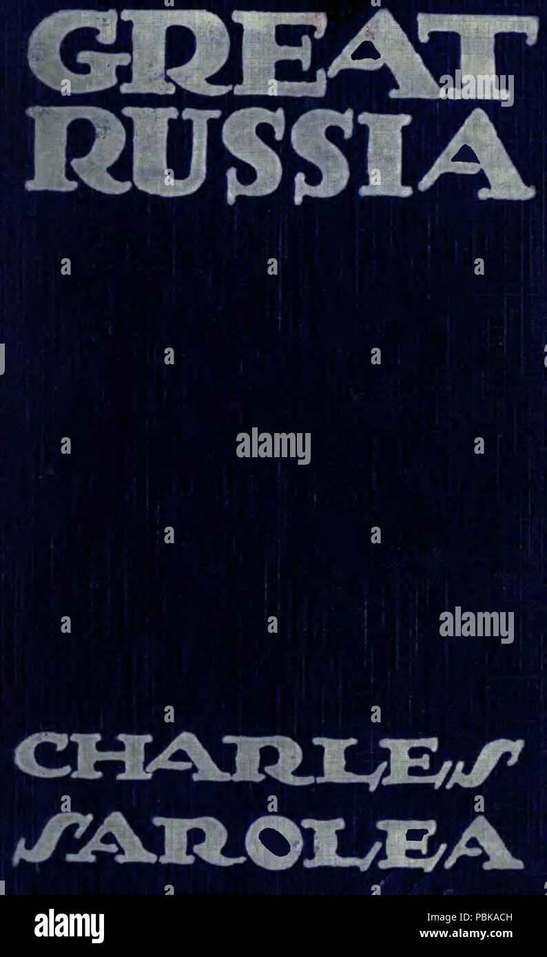 Couvrir la grande Russie 728 Banque D'Images