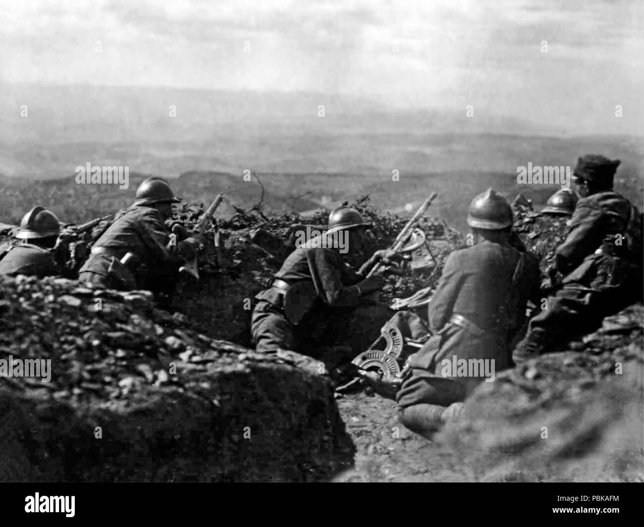 729 soldats grecs à Afyon Ciudad Obregon, 1922 Banque D'Images