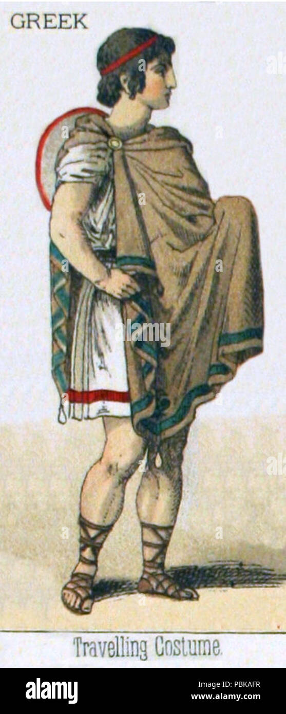 729 costume voyage Grec Banque D'Images