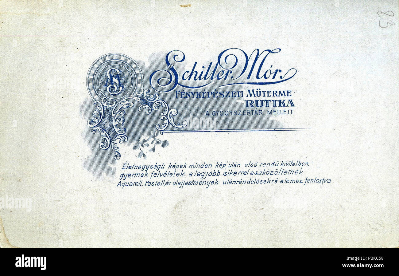 736 Gyógyszertár mellett, Schiller Mór fényképészeti műterme. Fortepan 90176 Banque D'Images