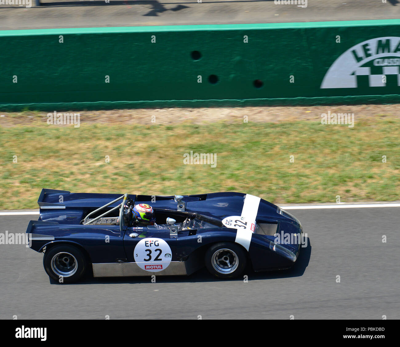 Armand Mille, Richard Mille, Lola T212, 5 plateau de FVC, grille 5, 1966 - 1971, Le Mans Classic 2018, juillet 2018, Le Mans, France, course, circuit, classique Banque D'Images