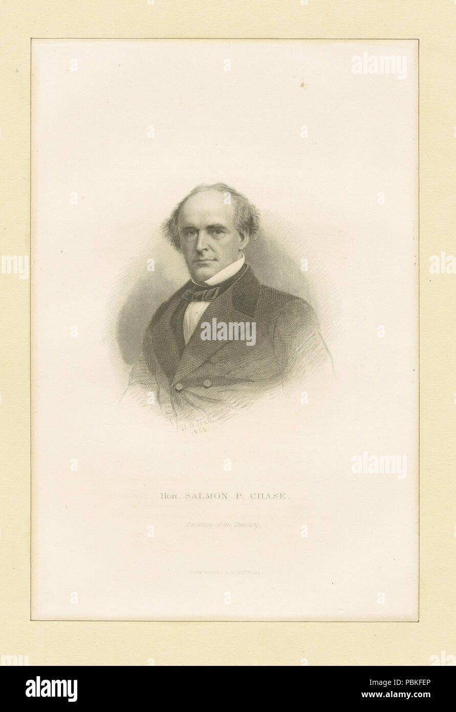 766 L'honorable Salmon P. Chase (NYPL b13476047-423289) Banque D'Images