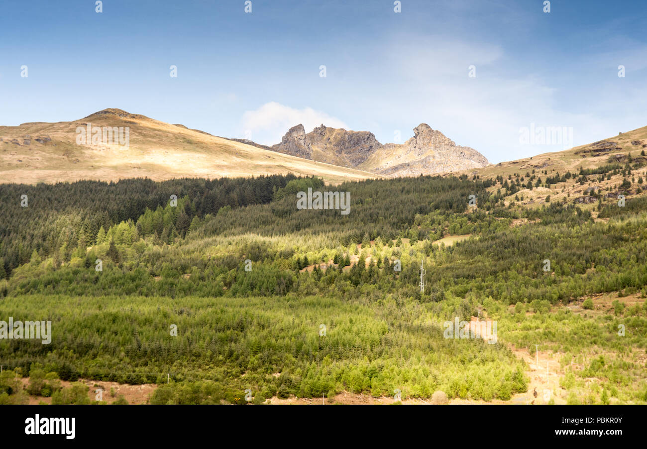 Beinn Artair, "le cordonnier", une montagne dans la région de Alpes Arrochar Argyll dans l'ouest des Highlands d'Écosse. Banque D'Images