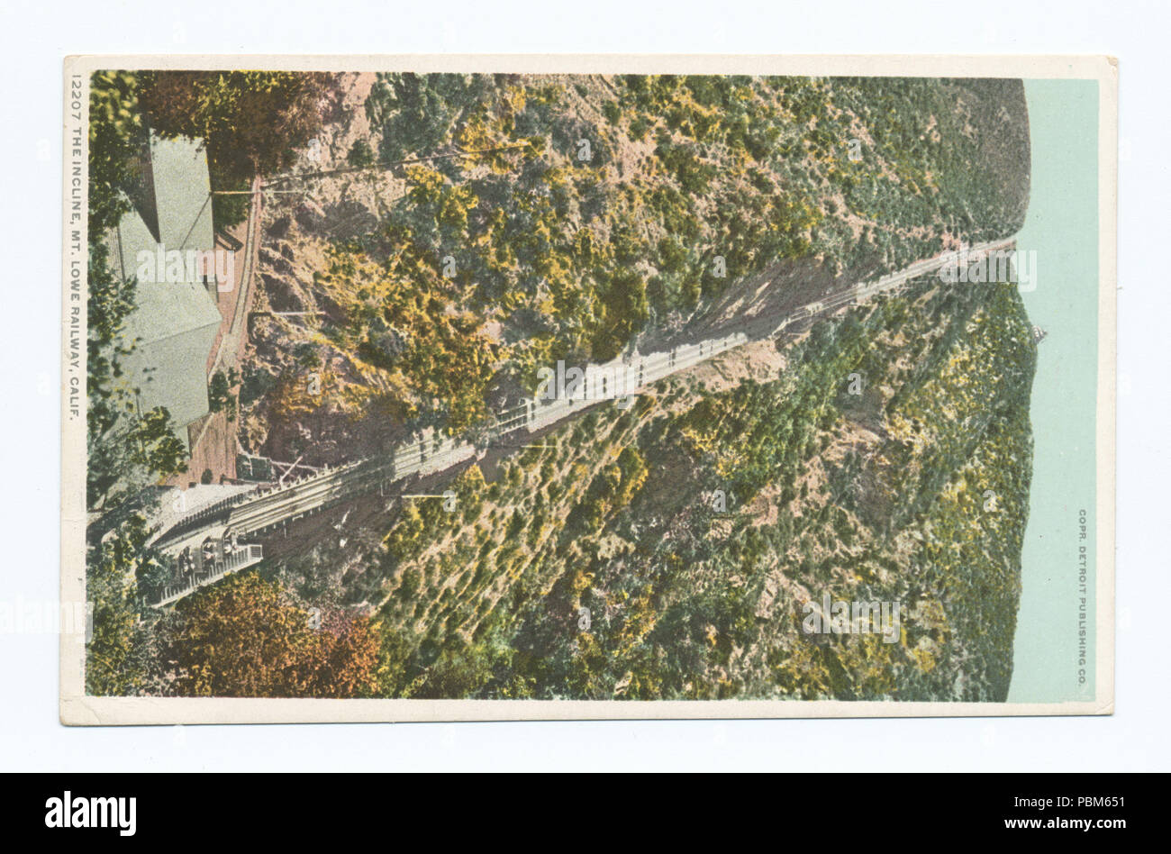 800 Pente, Mt. Lowe Railway, San Diego, Californie (NYPL b12647398-69790) Banque D'Images