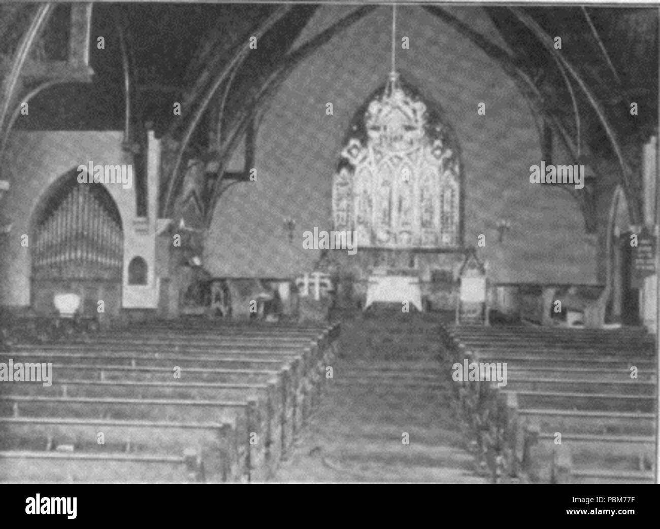 806 de l'intérieur de l'église Trinity, Huntington, SANITAIRES CHAUFFAGE SARL Banque D'Images