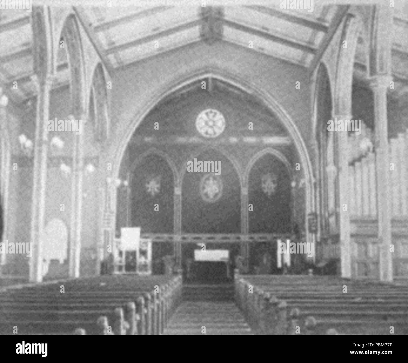 806 de l'intérieur de l'église de Sion, Charles Town, SANITAIRES CHAUFFAGE SARL Banque D'Images
