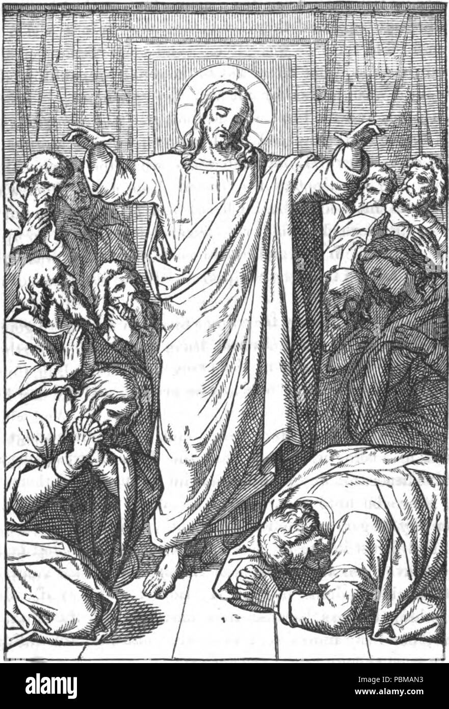 832 Jésus apparaît à ses disciples après il est ressuscité Banque D'Images