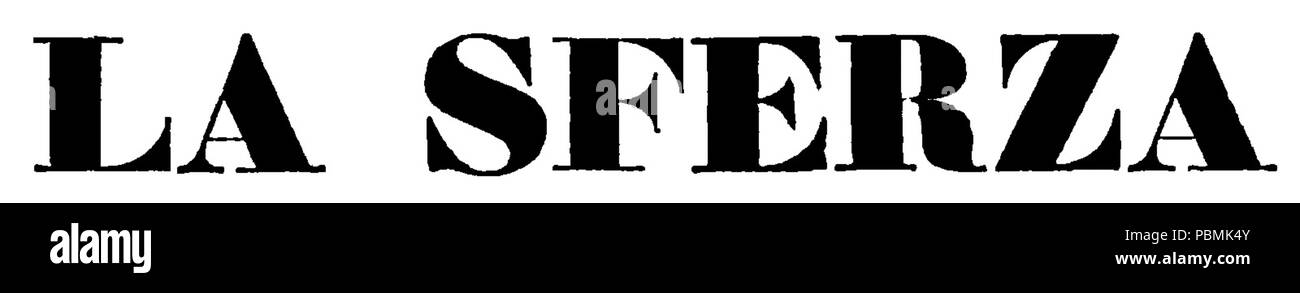 879 La Sferza testata 1851 Banque D'Images