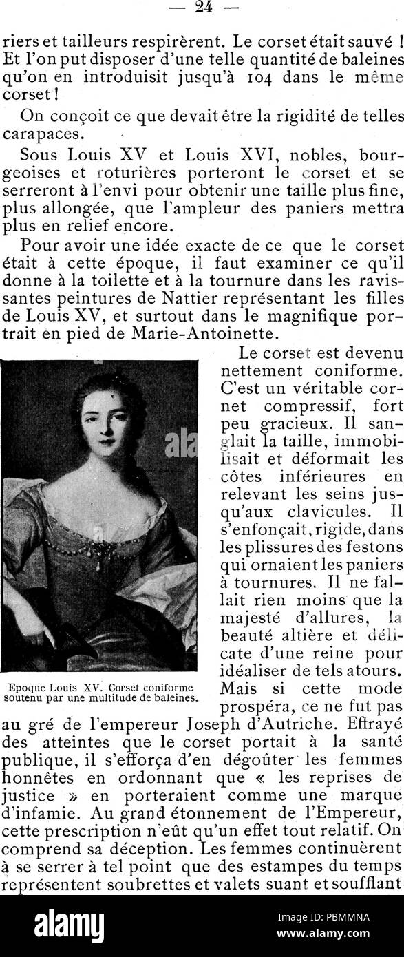 890 Le corset de Toilette - 24 Banque D'Images