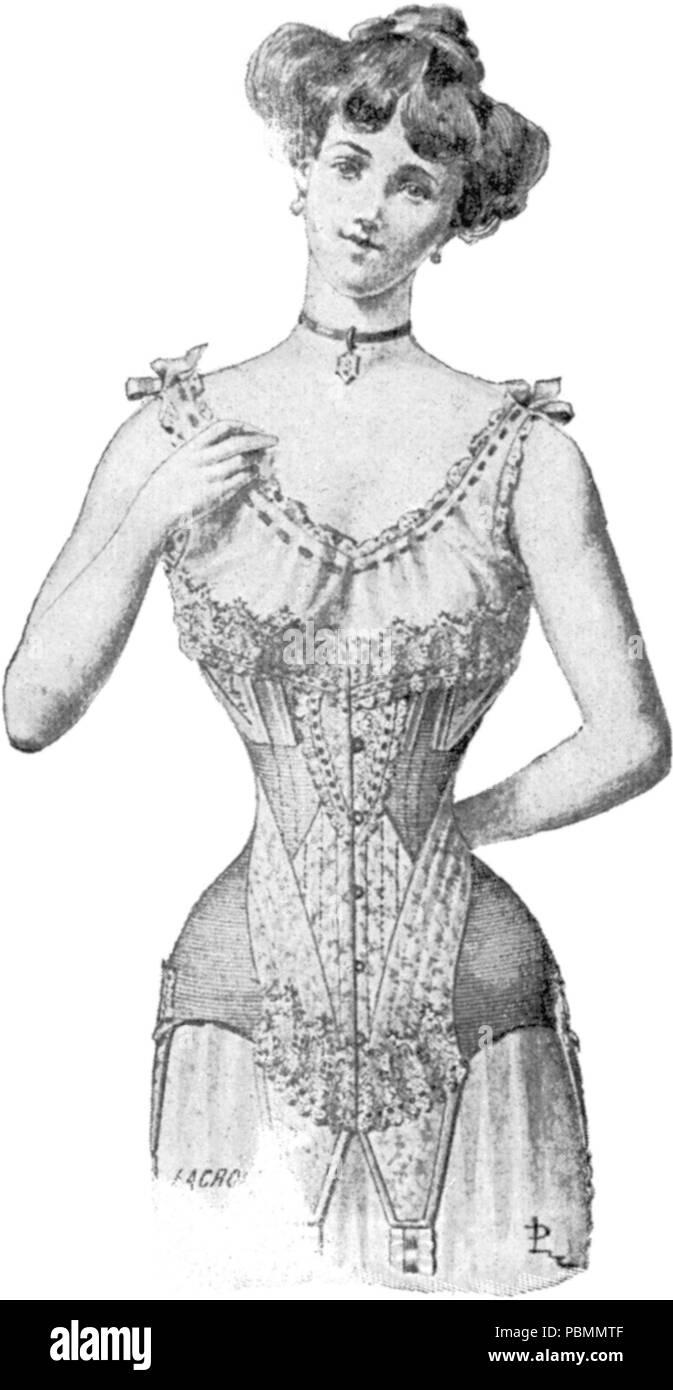 890 Le corset de Toilette - 56 Fig. Banque D'Images