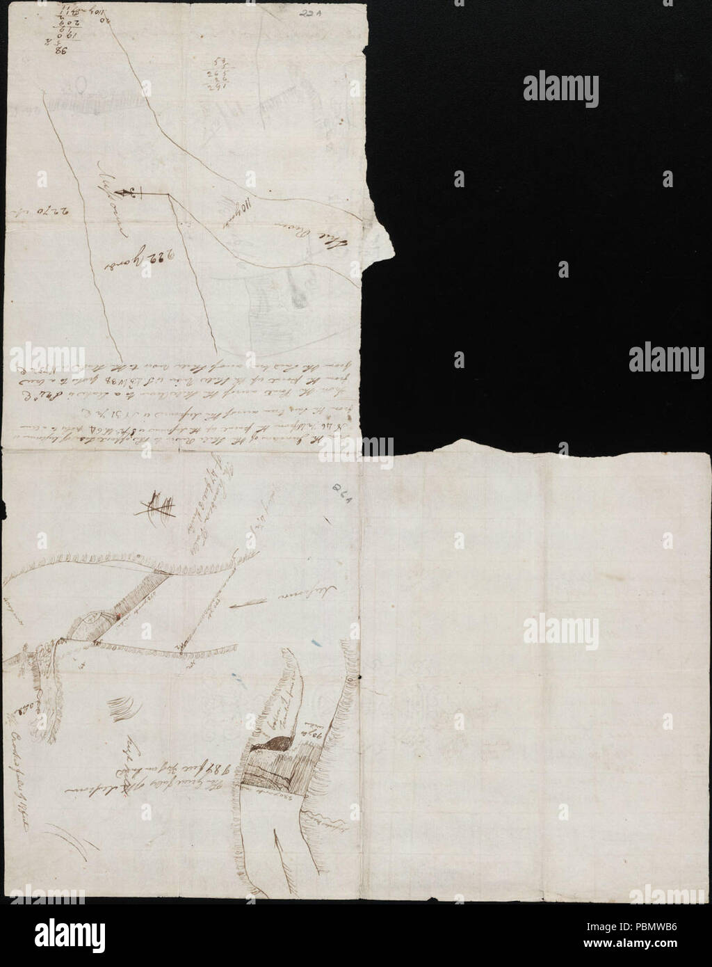 . Une carte de l'expédition Lewis et Clark. vers 1800 917 expédition ...