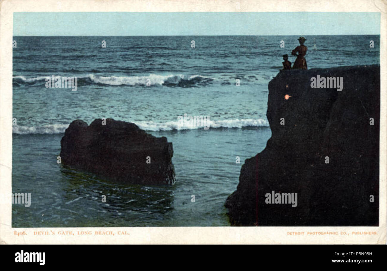 933 Long Beach CA - Devil's Gate (NPAR) 432072 Banque D'Images