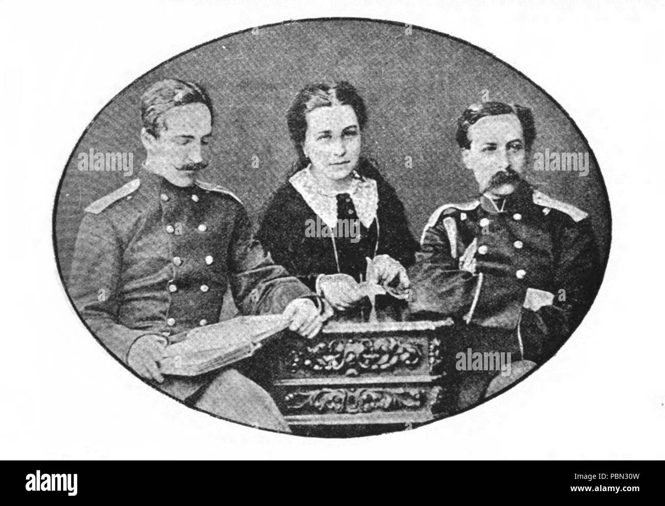 979 Madame Navikoff et ses frères Banque D'Images