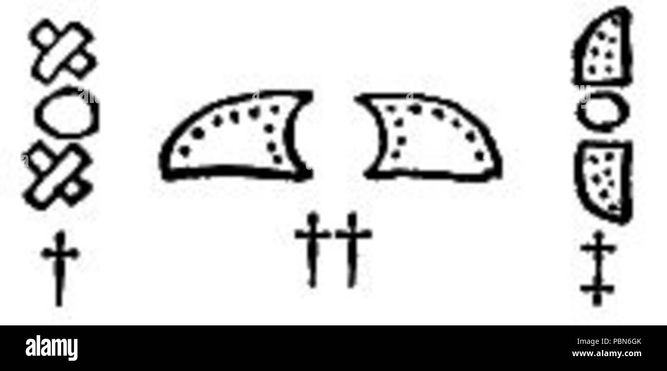 Hiéroglyphes Mayas 1010 Sidenote 90c-e Banque D'Images