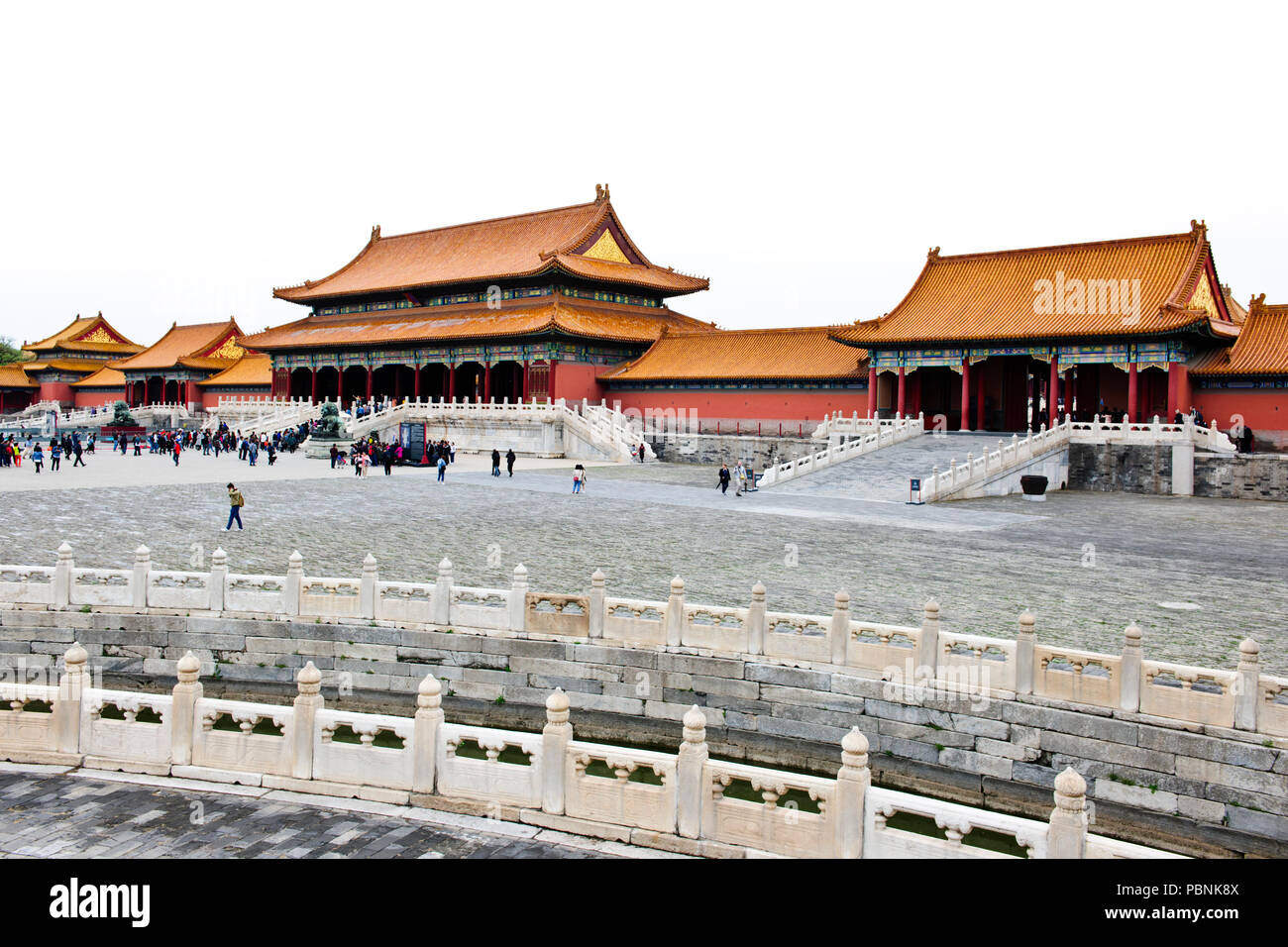 Cité Interdite, Musée du Palais, (Gugong),la Place Tiananmen, Beijing, République populaire de Chine, République populaire de Chine, Banque D'Images