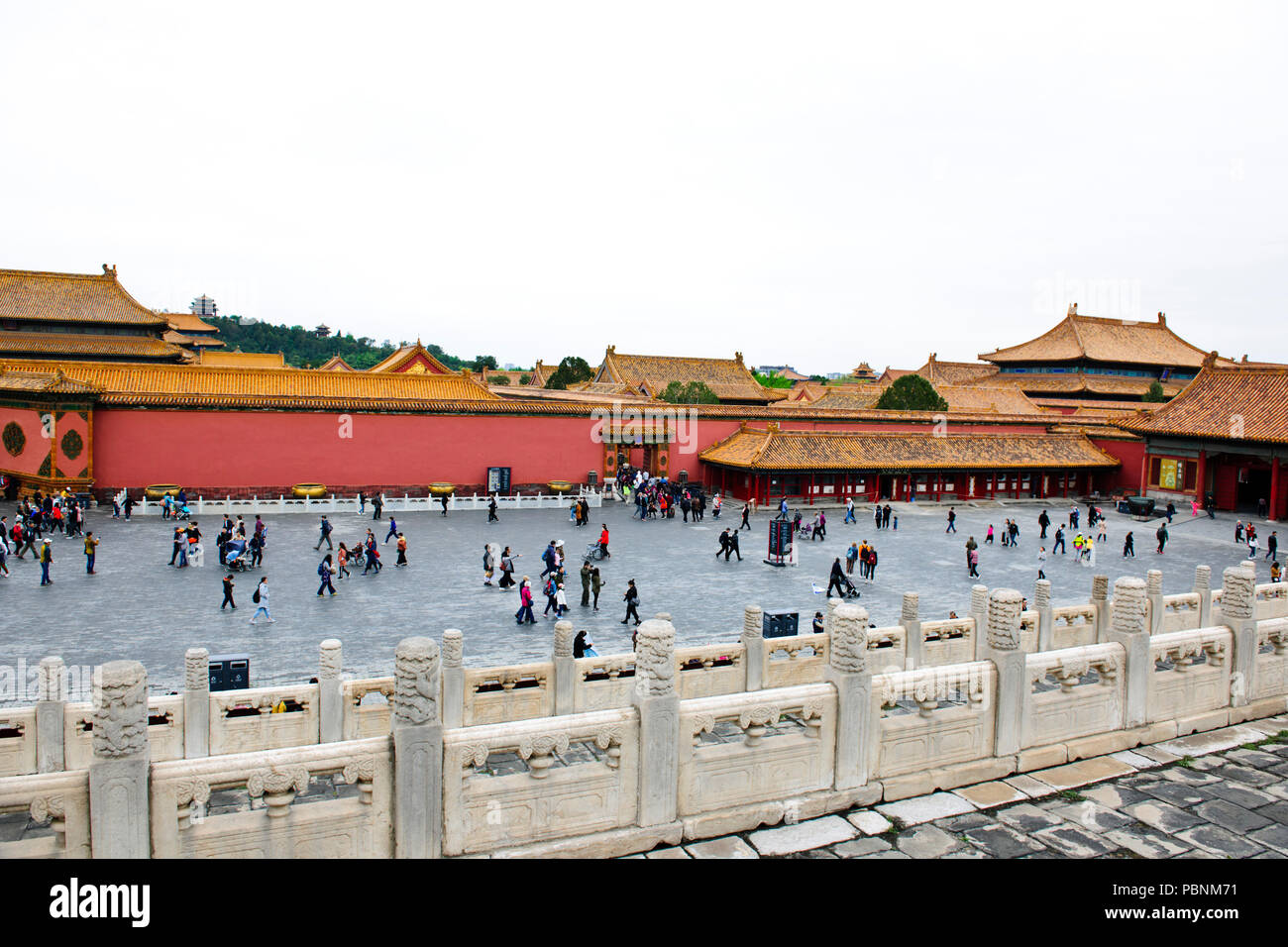 Cité Interdite, Musée du Palais, (Gugong),la Place Tiananmen, Beijing, République populaire de Chine, République populaire de Chine, Banque D'Images