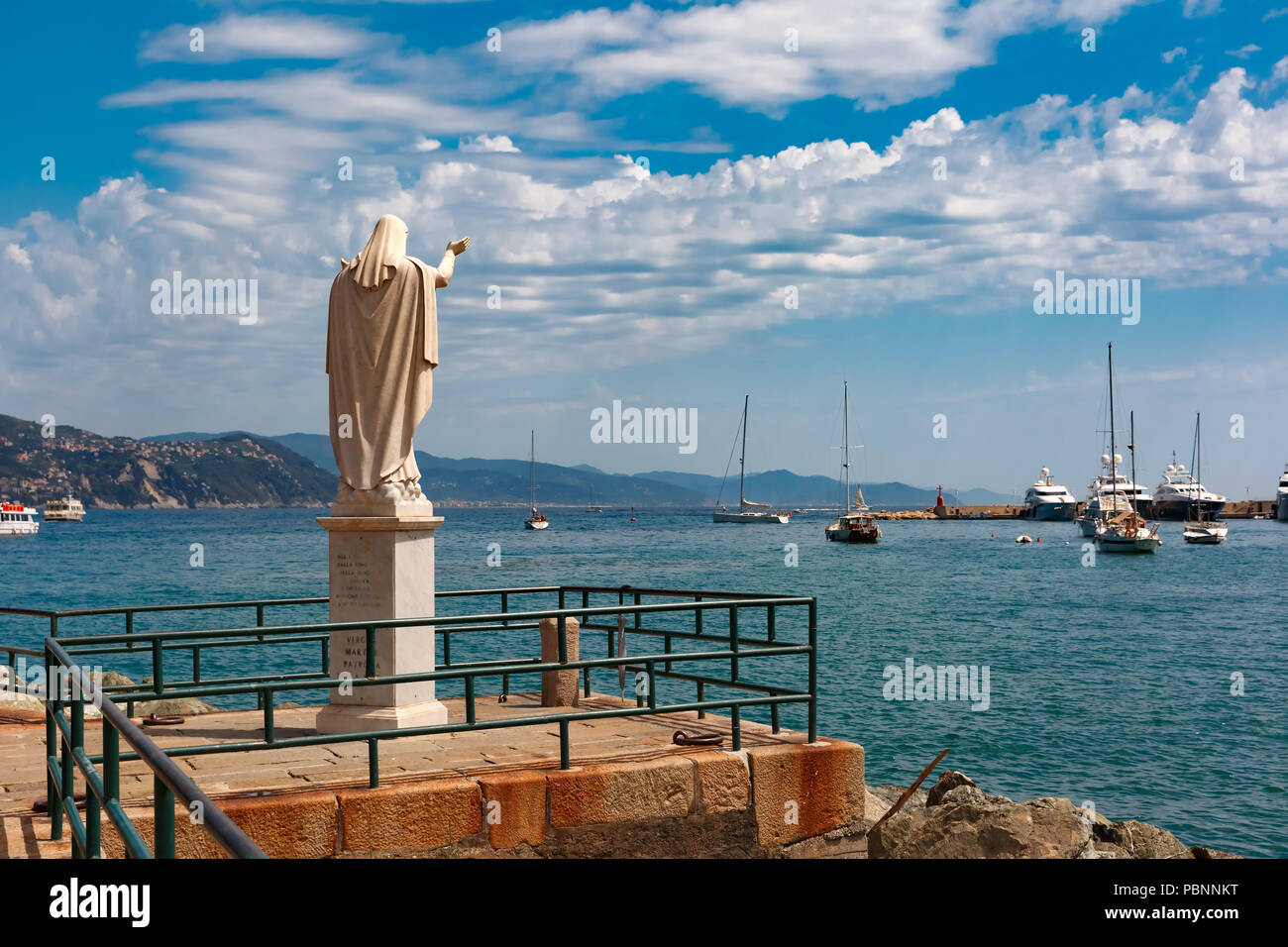 Santa Margherita resort, Riviera Italienne, la Ligurie Banque D'Images