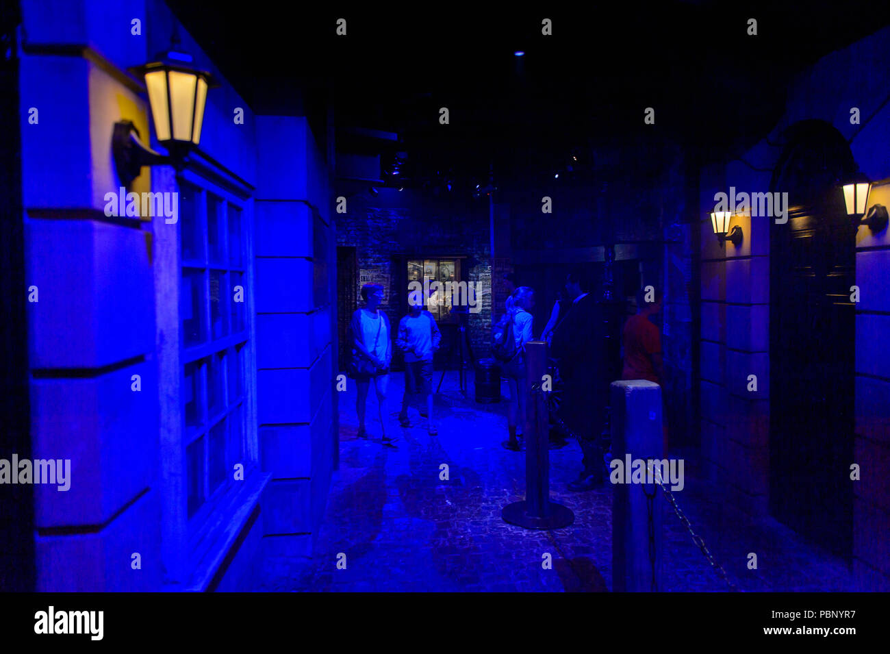 Londres, Angleterre - le 22 juillet 2016 : l'expérience de Sherlock Holmes, du musée de cire de Madame Tussauds. C'est une attraction touristique majeure à Londres Banque D'Images