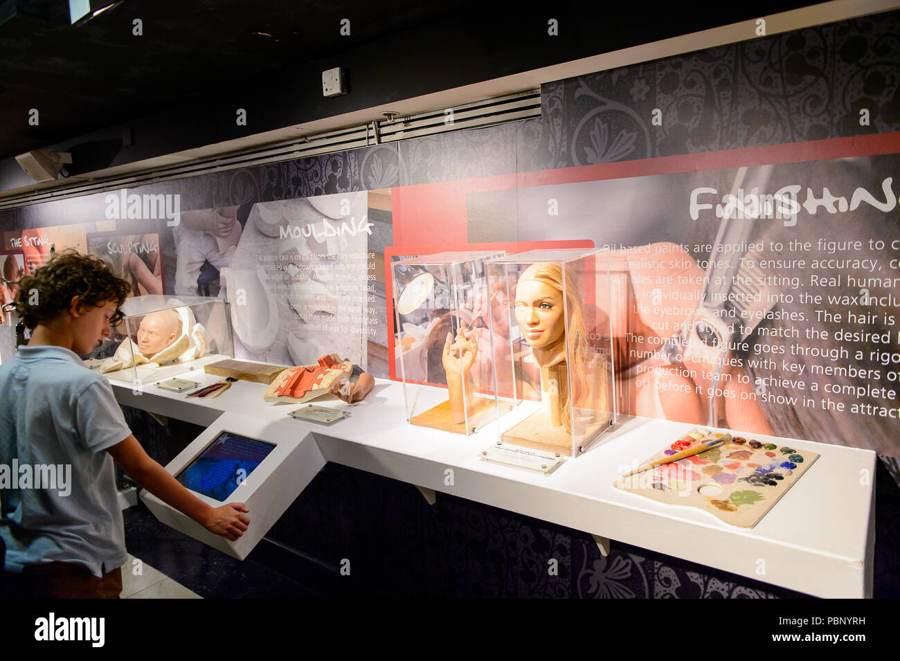 Londres, Angleterre - le 22 juillet 2016 : du musée de cire de Madame Tussauds. C'est une attraction touristique majeure à Londres Banque D'Images