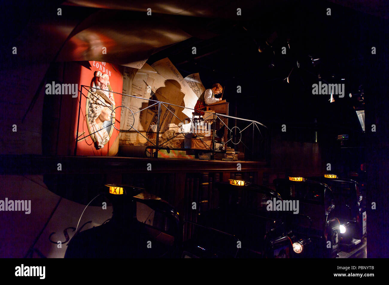 Londres, Angleterre - le 22 juillet 2016 : l'Esprit de Londres au musée de cire Madame Tussauds. C'est une attraction touristique majeure à Londres Banque D'Images
