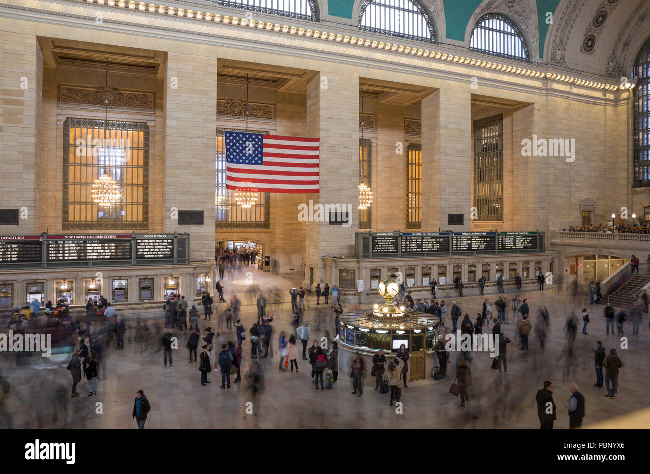 Intérieur de Grand Central Terminal, Midtown, New York City, USA Banque D'Images