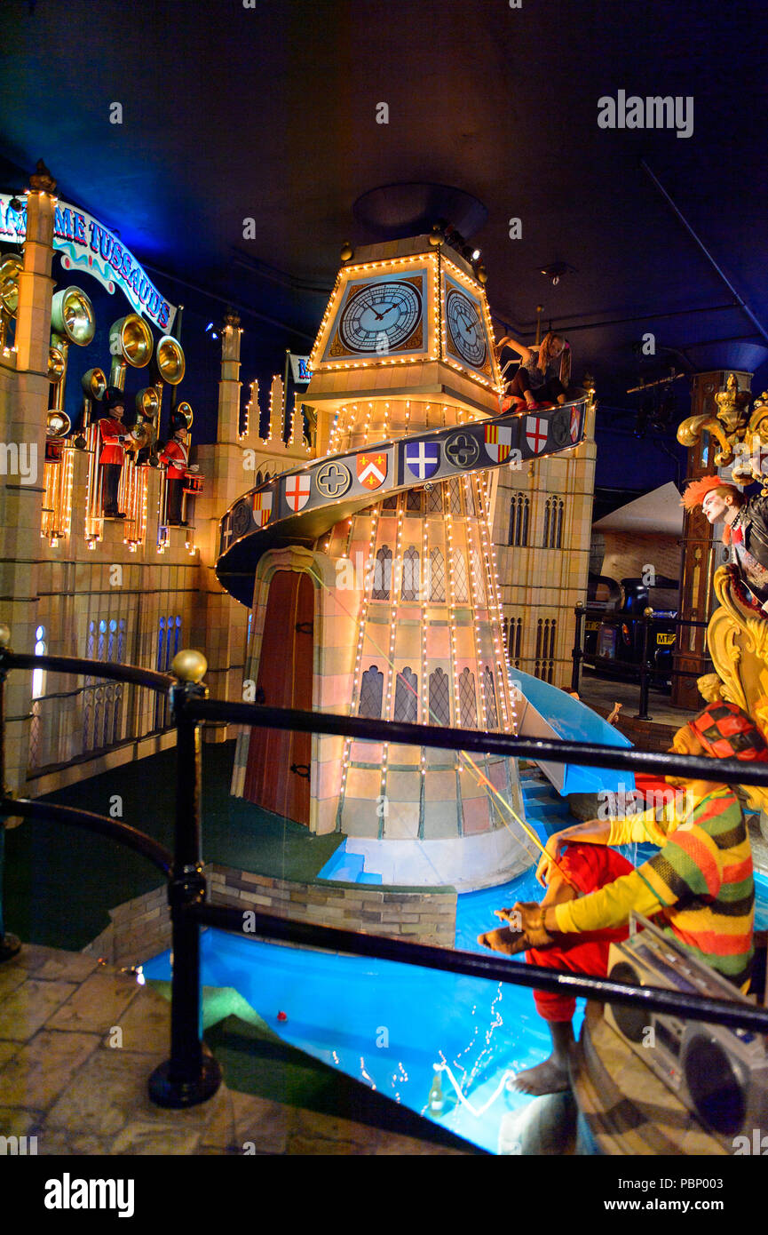Londres, Angleterre - le 22 juillet 2016 : l'Esprit de Londres au musée de cire Madame Tussauds. C'est une attraction touristique majeure à Londres Banque D'Images