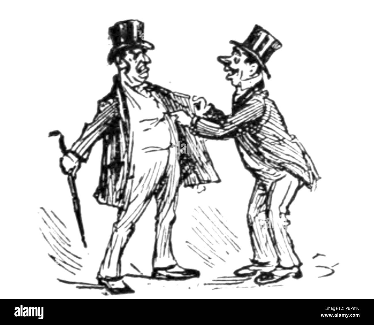 1065 M. Punch's Book of Sports (183E) La page d'illustration Banque D'Images