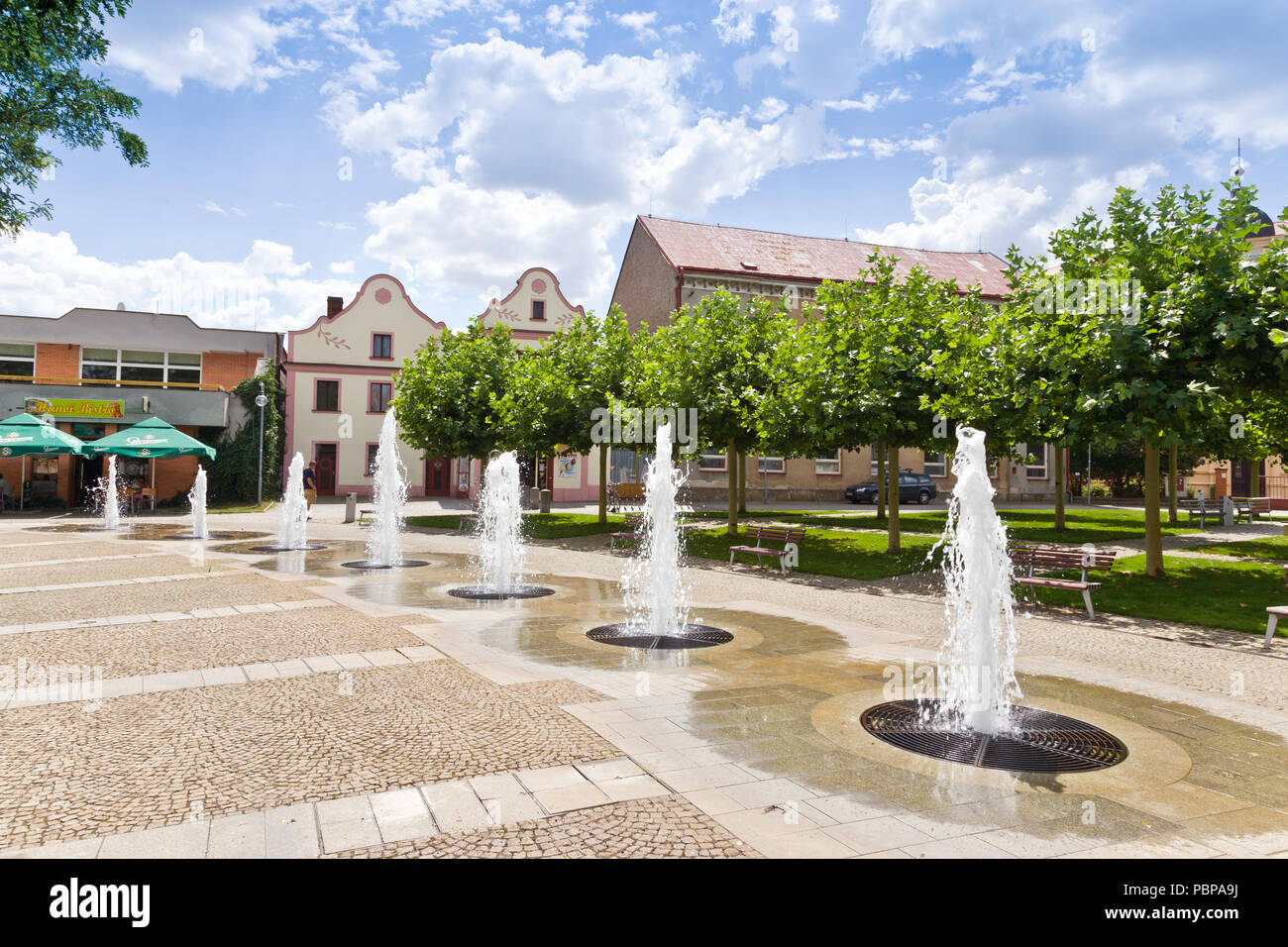 Lazne Bohdanec, Pardubicky kraj, Česká republika / Lazne Bohdanec, spa resort, Pardubice, République Tchèque Banque D'Images