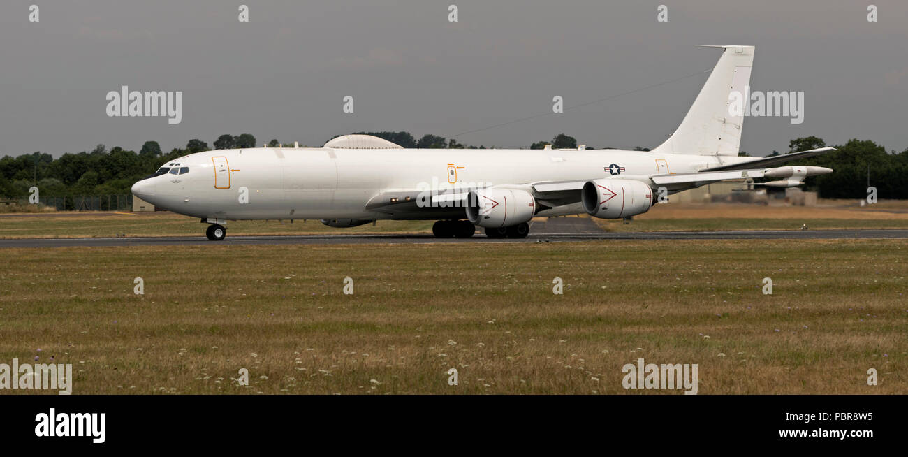 Marine des États-Unis Boeing E-6B Mercure au Royal International Air Tattoo Banque D'Images