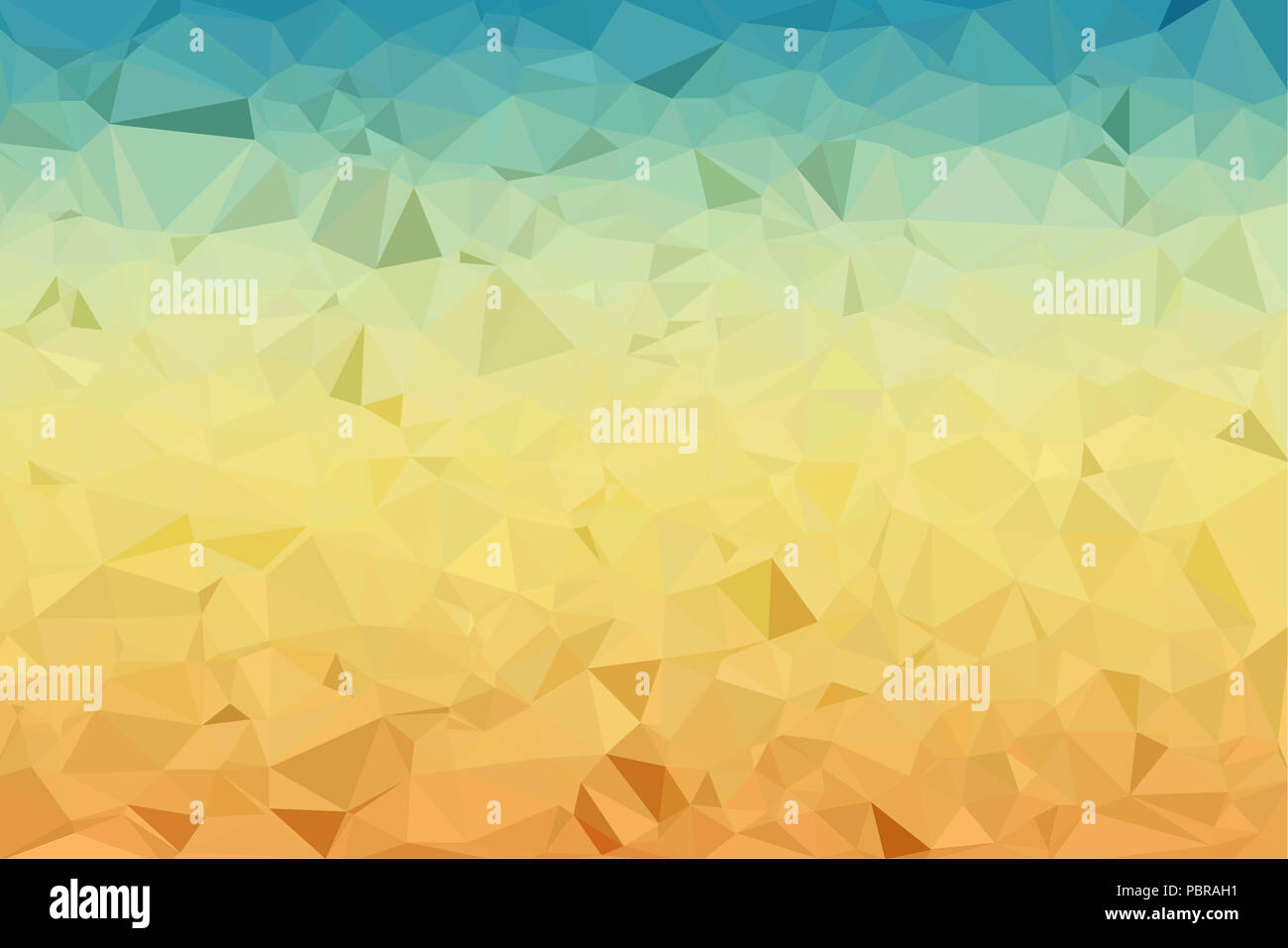 Illustration haute résolution basée sur des triangles colorés Banque D'Images
