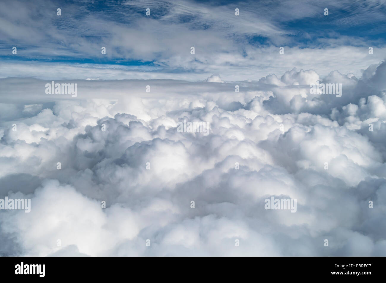 Les Cumulonimbus, 30 à 40 000 pieds, Midwest USA, par Dominique Braud/Dembinsky Assoc Photo Banque D'Images