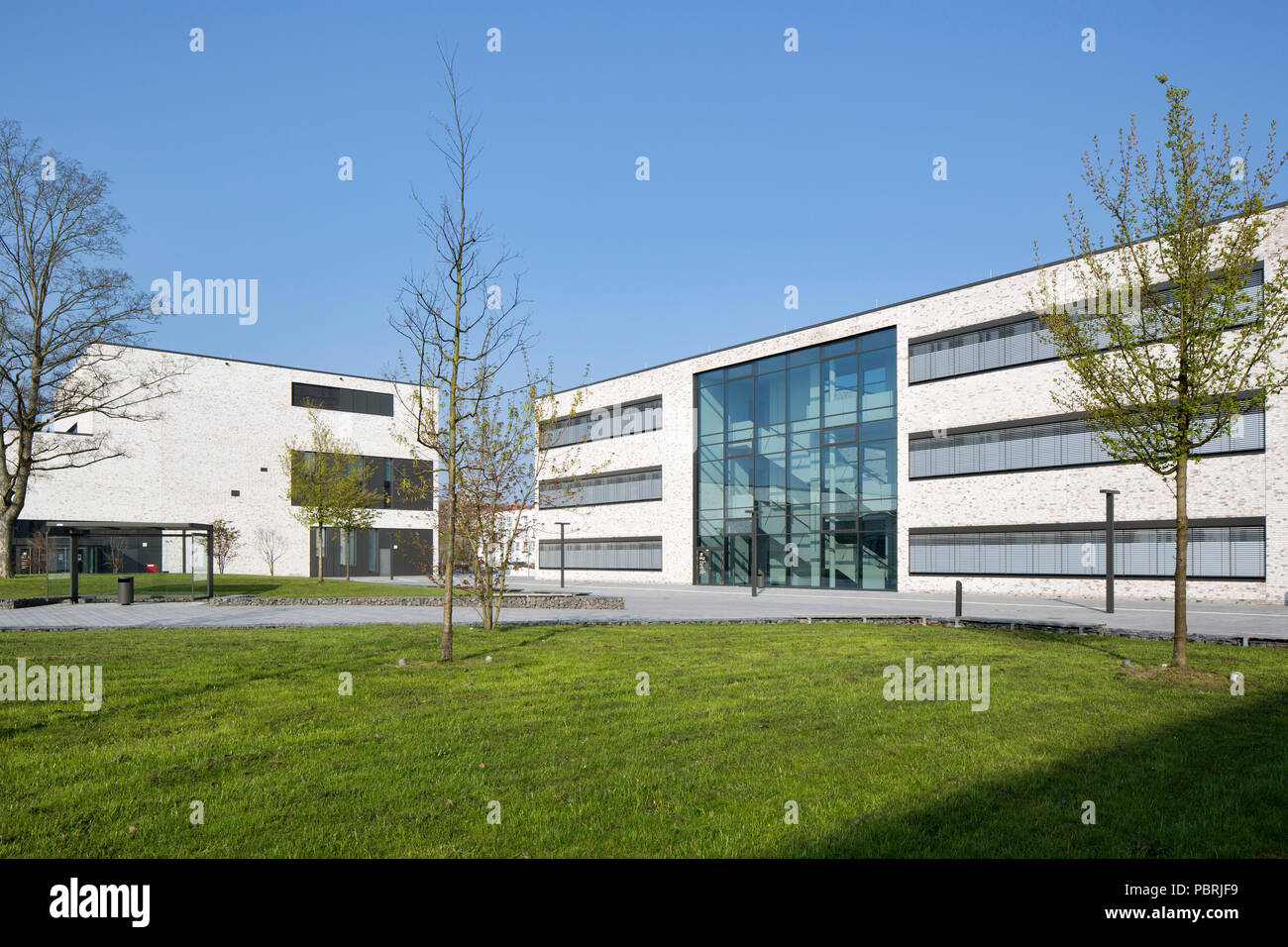 Hamm Campus de l'Université des Sciences Appliquées Hamm-Lippstadt, Hamm, Ruhr, Rhénanie du Nord-Westphalie, Allemagne Banque D'Images