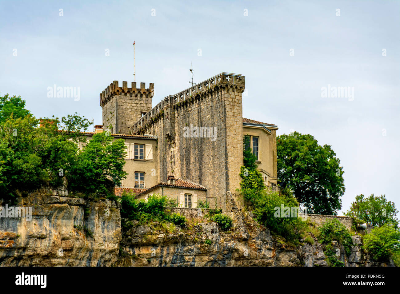 La ville de pèlerinage de Rocamadour, département du Lot, l'Occitanie, France, Europe Banque D'Images