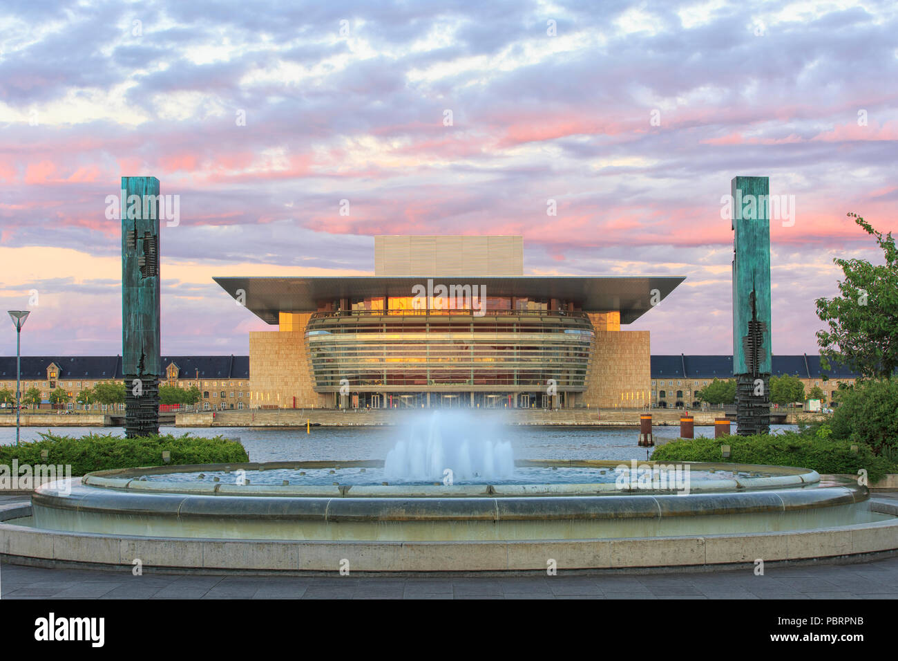La Royal Opera House (inauguré en 2005) à Copenhague, Danemark Banque D'Images