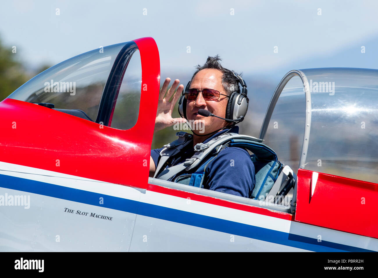 Van's Aircraft RV-8 ; Rocky Mountain vol en formation ; l'équipe de renégats Salida fly-in et spectacle aérien ; Salida Colorado ; USA ; Banque D'Images