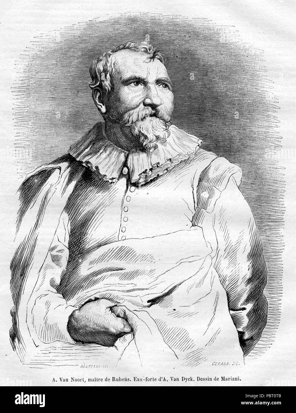 Adam van Noort. Banque D'Images