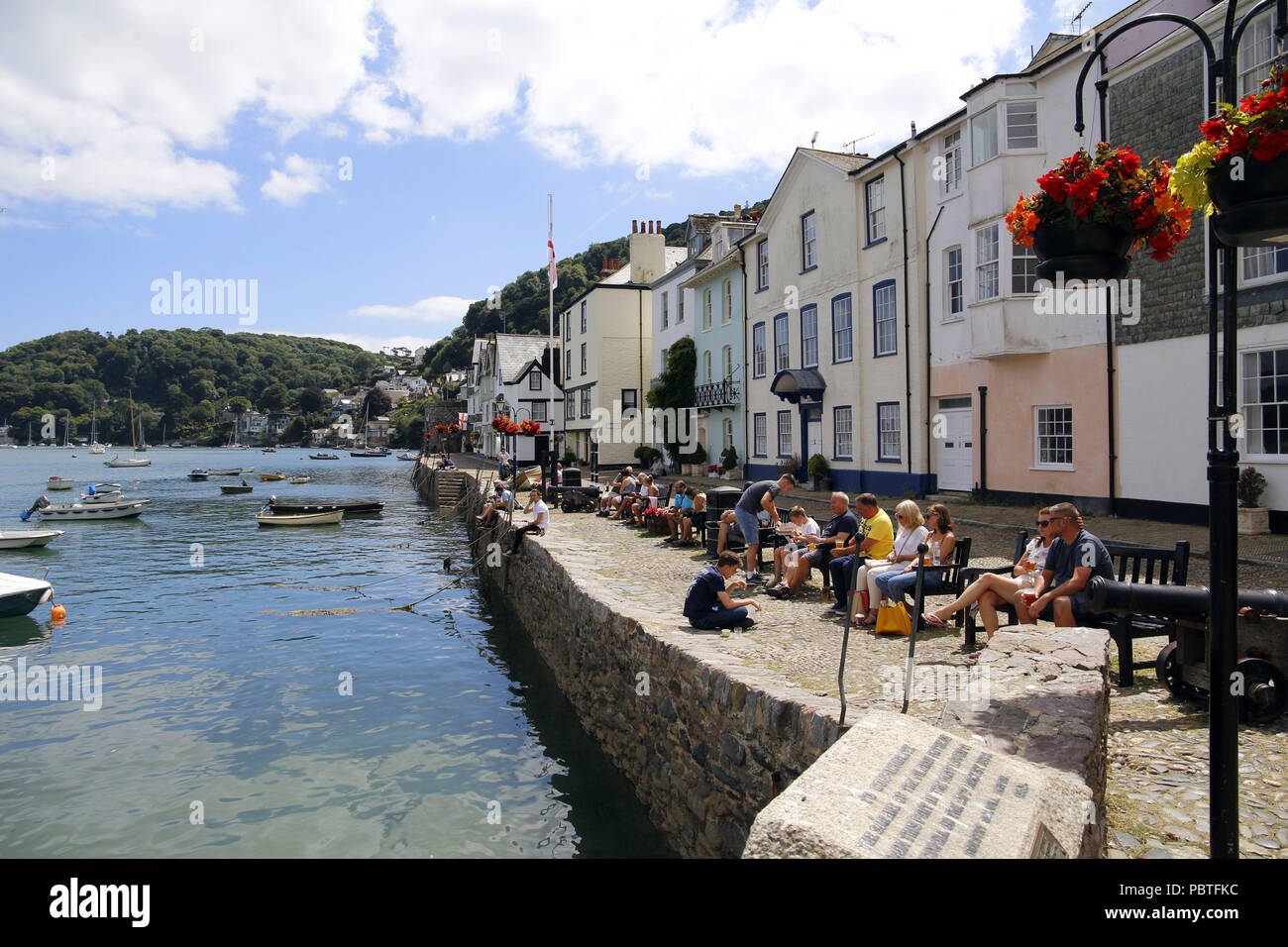 Bayard's Cove sur la rivière Dart, Dartmouth, Devon, Angleterre Banque D'Images