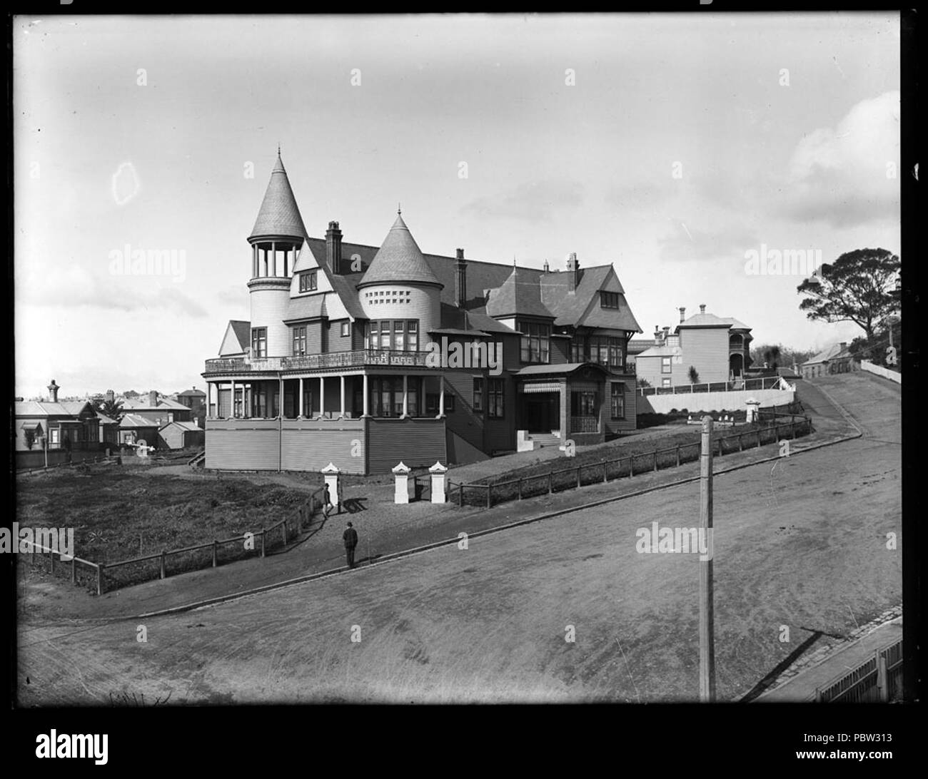 Admiralty House, Auckland. Banque D'Images