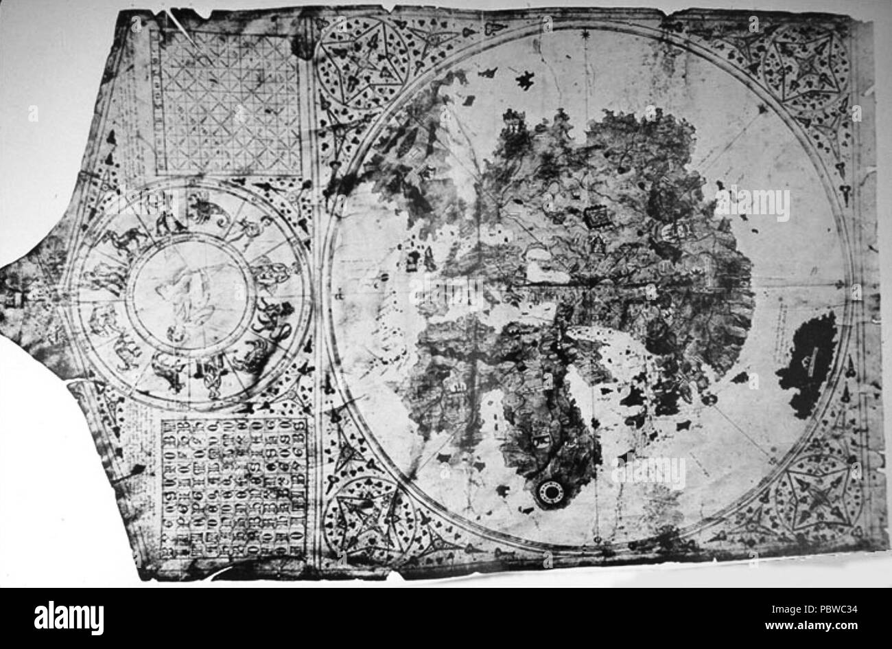 161 DeVirgaWorldMap Banque D'Images