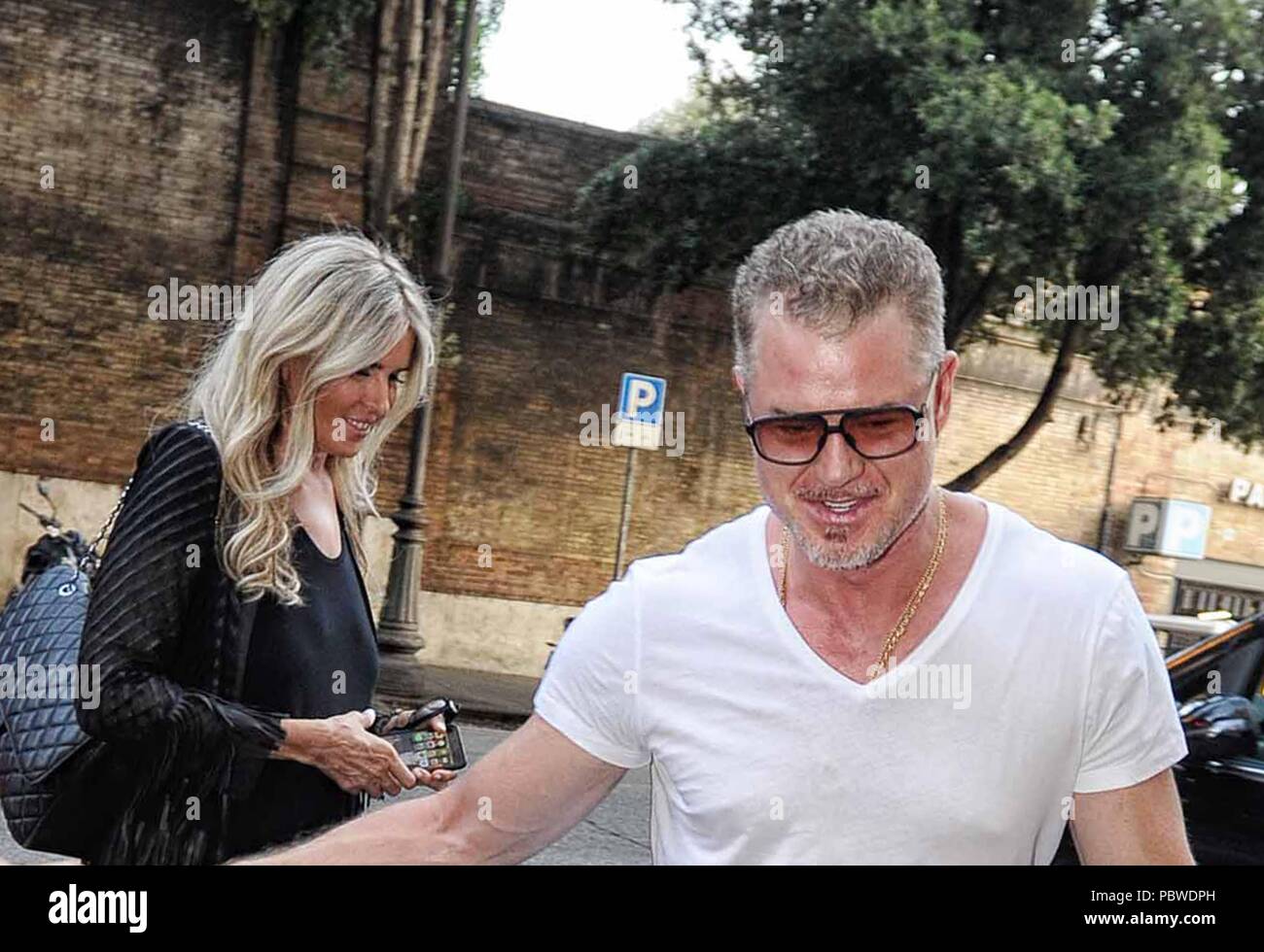 Eric Dane à l'Eden Hôtel à Rome. *** Aucun quotidien *** *** PAS WEB Banque D'Images