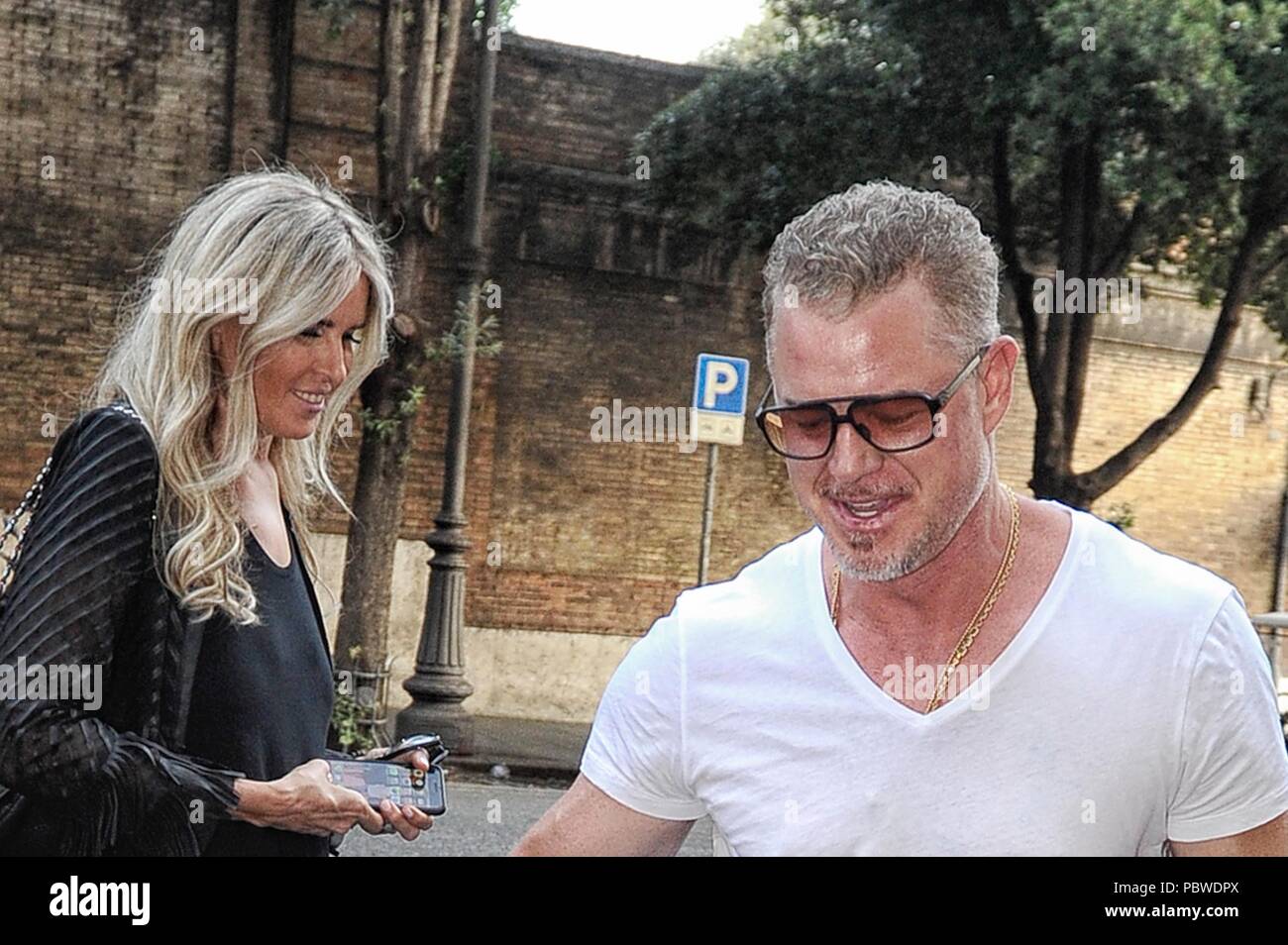 Eric Dane à l'Eden Hôtel à Rome. *** Aucun quotidien *** *** PAS WEB Banque D'Images
