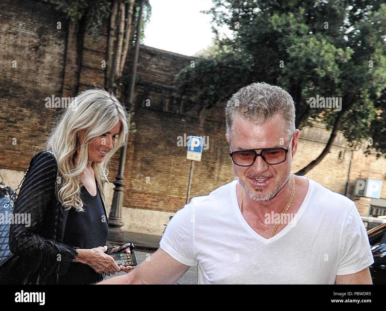 Eric Dane à l'Eden Hôtel à Rome. *** Aucun quotidien *** *** PAS WEB Banque D'Images