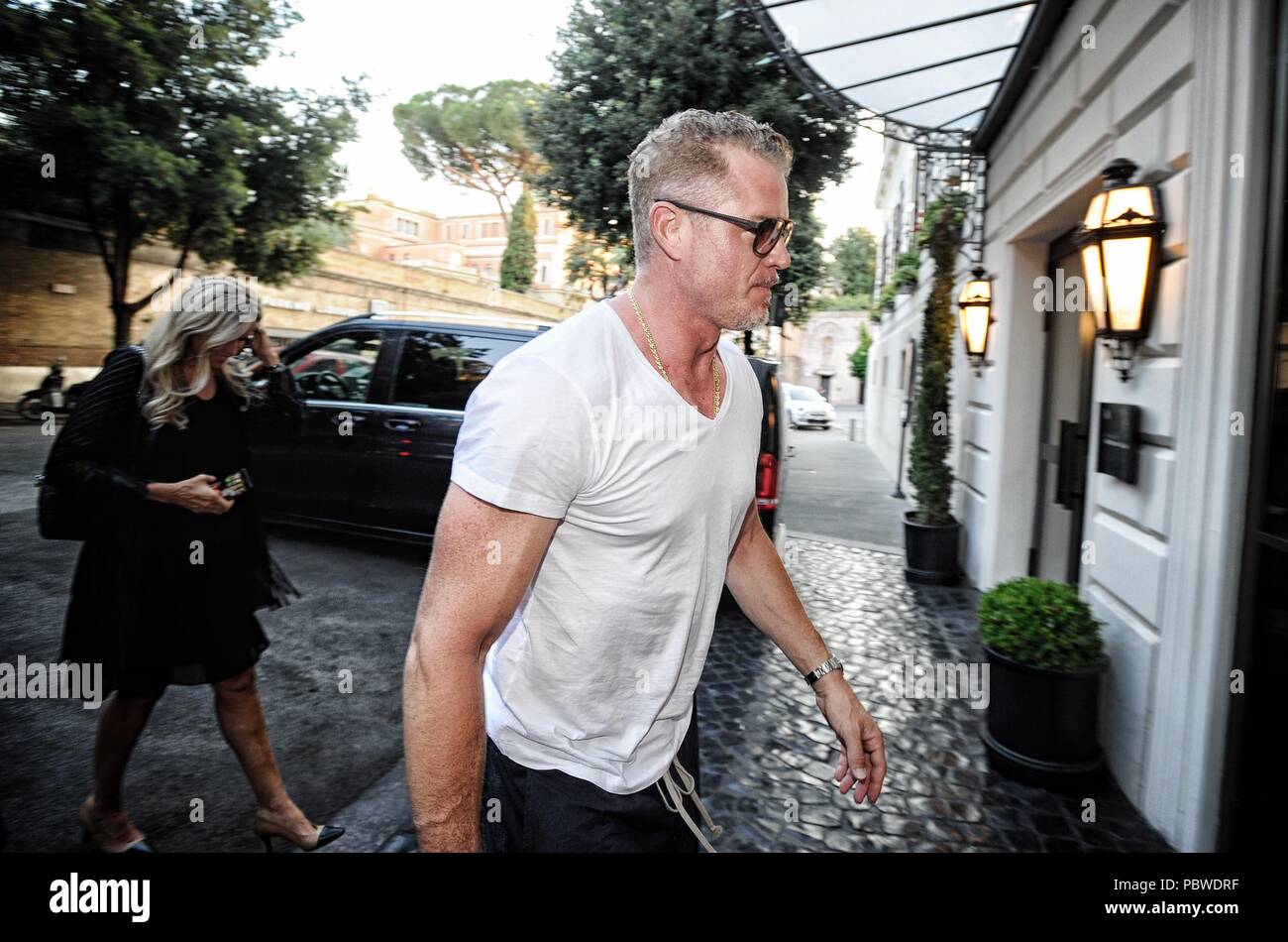 Eric Dane à l'Eden Hôtel à Rome. *** Aucun quotidien *** *** PAS WEB Banque D'Images