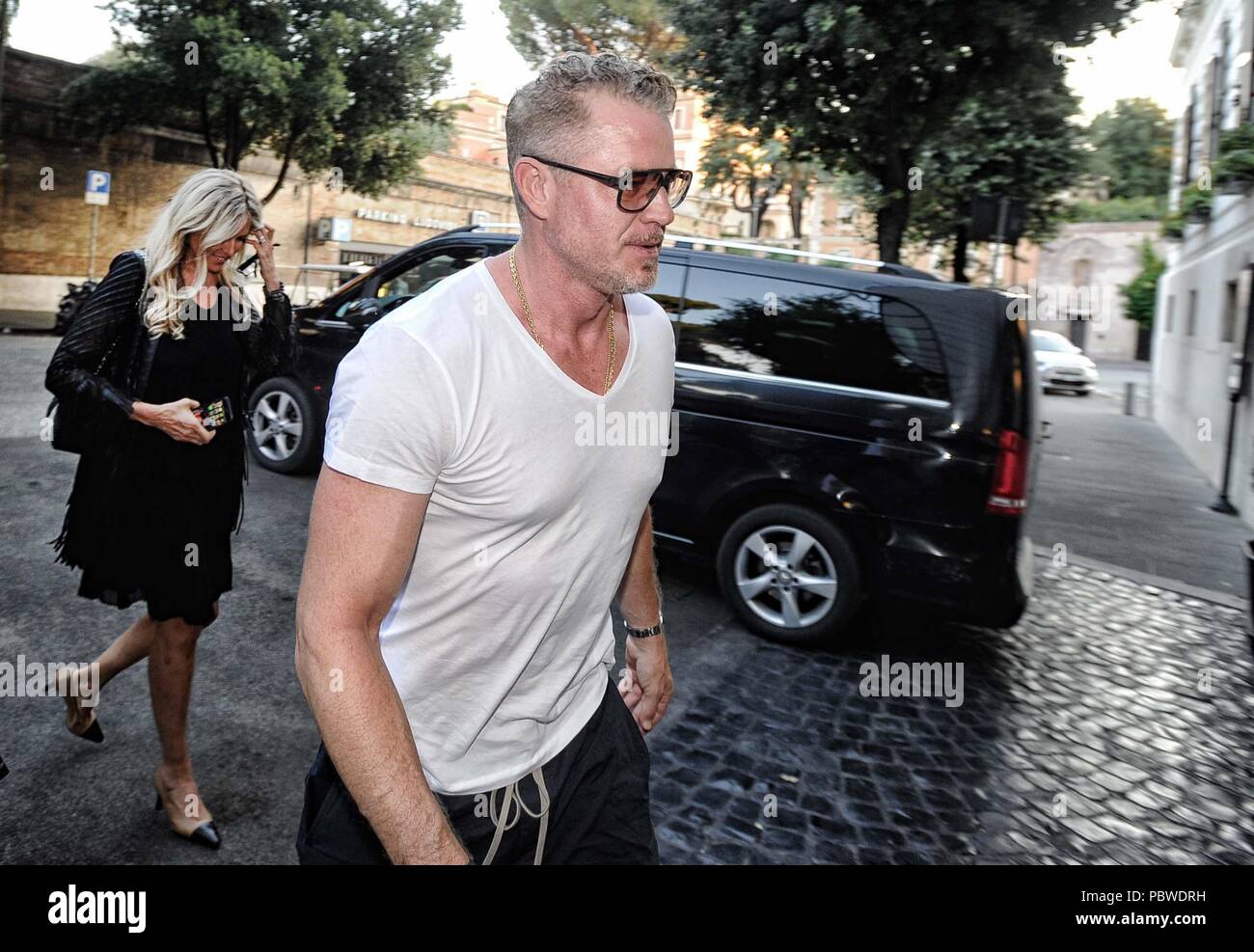 Eric Dane à l'Eden Hôtel à Rome. *** Aucun quotidien *** *** PAS WEB Banque D'Images