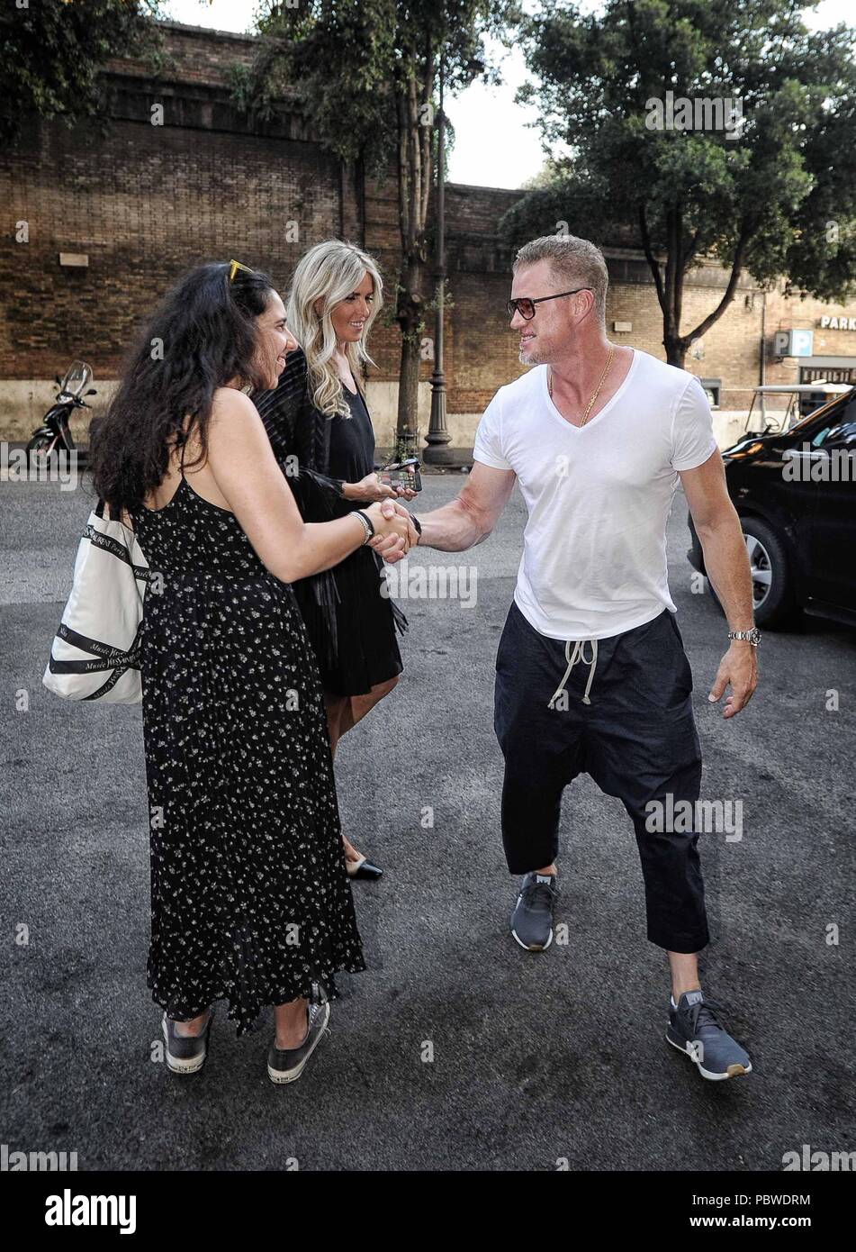 Eric Dane à l'Eden Hôtel à Rome. *** Aucun quotidien *** *** PAS WEB Banque D'Images